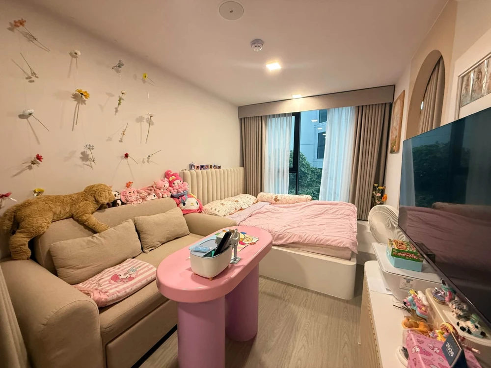 ขาย ให้เช่า Atmoz Oasis Onnut ห้องแต่งสวยคุมโทน มาพร้อมสิ่งอำนวยความสะดวกครบครัน จองเลย