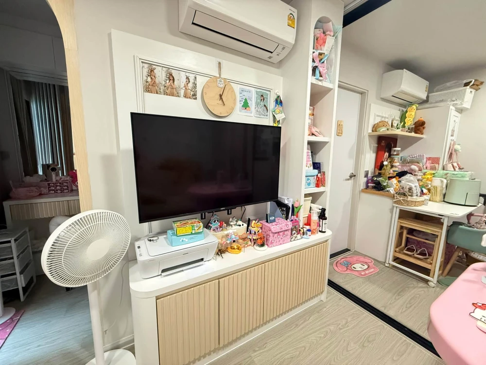 ขาย ให้เช่า Atmoz Oasis Onnut ห้องแต่งสวยคุมโทน มาพร้อมสิ่งอำนวยความสะดวกครบครัน จองเลย