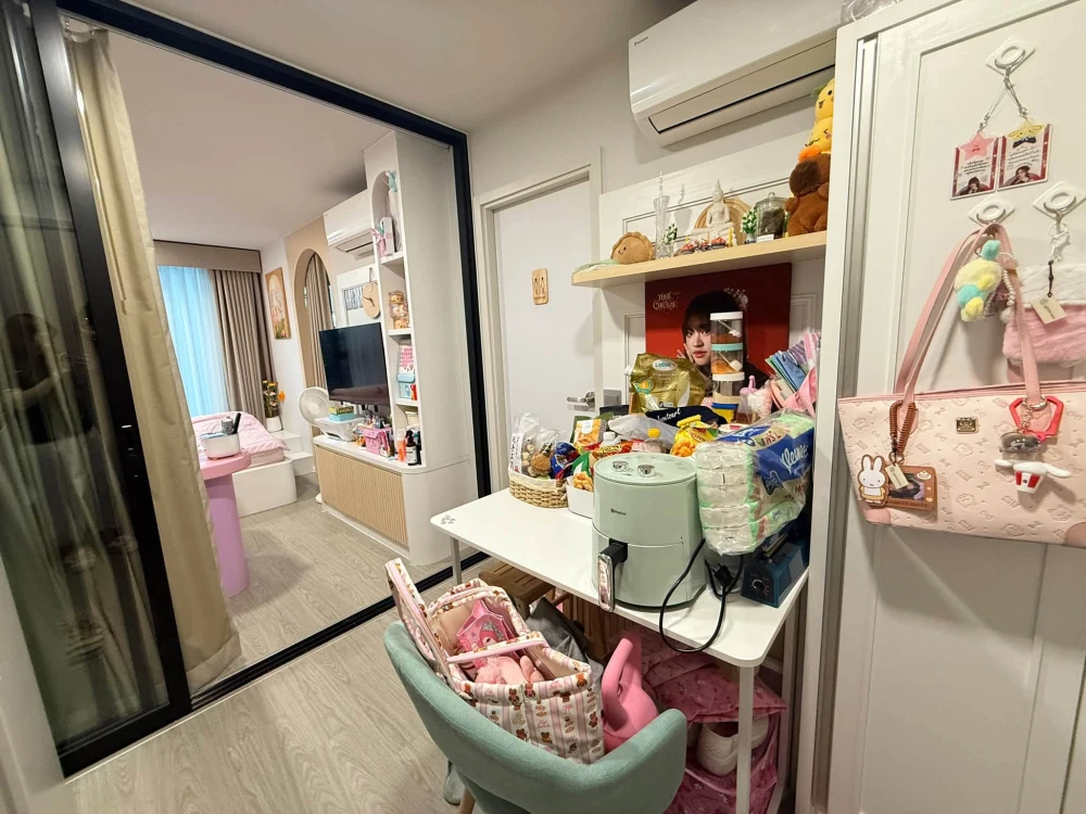 ขาย ให้เช่า Atmoz Oasis Onnut ห้องแต่งสวยคุมโทน มาพร้อมสิ่งอำนวยความสะดวกครบครัน จองเลย