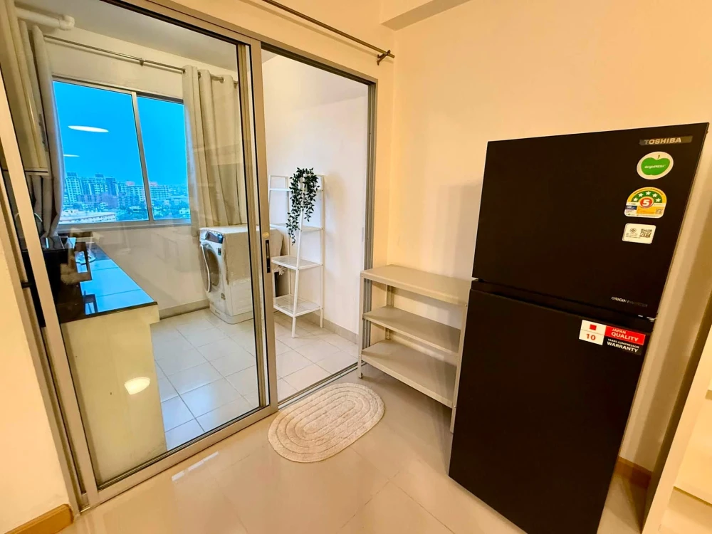 ขาย ให้เช่า City Home Sukhumvit 101 ห้องกว้างอยู่สบาย แบ่งพื้นที่เป็นสัดส่วน วิวไม่บัง  ครัวปิด ลดกลิ่นและควัน รีบจองเลย