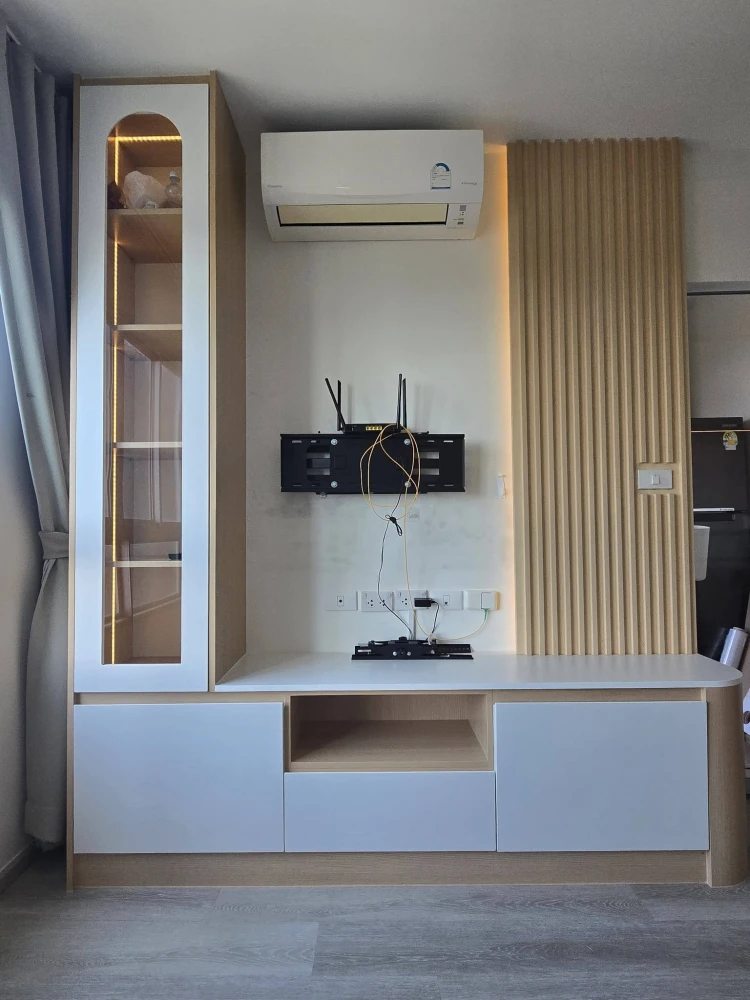 ขาย ให้เช่า ELIO SATHORN-WUTTHAKAT แบบ 1 BED PLUS ห้องมุม ติดบันไดหนีไฟ ครัวปิดติดระเบียง ต้องจองแล้ว