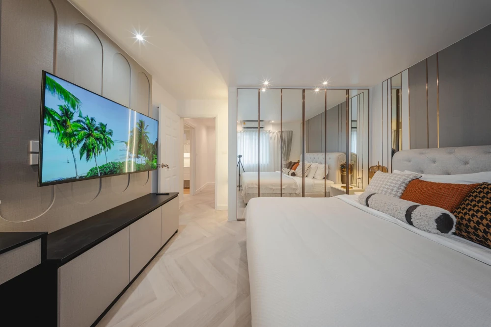 ขาย ให้เช่า Fortune condo town 2 ห้องตกแต่งบิวท์อินสวยปังทั้งห้อง พื้นที่กว้างมาก ไม่จองคือพลาดสุดๆ