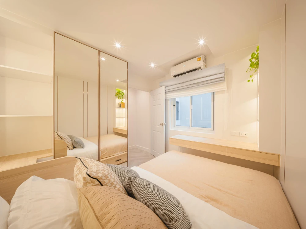 ขาย ให้เช่า Fortune condo town 2 ห้องตกแต่งบิวท์อินสวยปังทั้งห้อง พื้นที่กว้างมาก ไม่จองคือพลาดสุดๆ