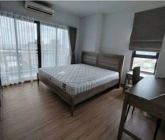 ขาย ให้เช่า IDEO Sukhumvit 115 ตกแต่งน่าอยู่ ชั้น 12 วิวโปร่ง ไม่โดนบัง แบ่งสัดส่วนห้องนั่งเล่นและห้องนอนชัดเจน อยู่สบาย ไม่แออัด