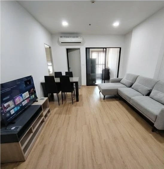 ขาย ให้เช่า IDEO Sukhumvit 115 ตกแต่งน่าอยู่ ชั้น 12 วิวโปร่ง ไม่โดนบัง แบ่งสัดส่วนห้องนั่งเล่นและห้องนอนชัดเจน อยู่สบาย ไม่แออัด