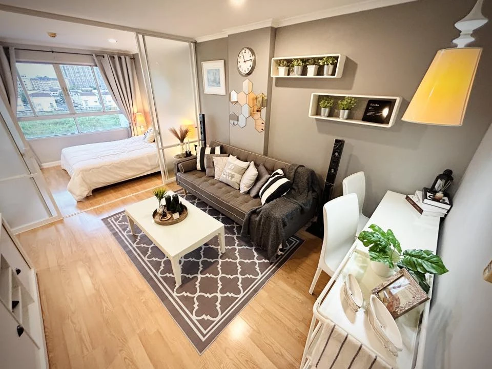 ขาย ให้เช่า Lumpini Ville Ramkamhaeng 26 ห้องแต่งสวยเรียบหรูดูแพง เฟอร์นิเจอร์ครบครัน รีบจองเลยตอนนี้จ้า