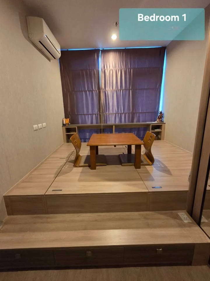 ขาย ให้เช่า Metro Sky ประชาชื่น แต่งบิลต์อินอเนกประสงค์ (Built-in) ทั้งห้อง ออกแบบเน้นจัดเก็บของแบบเป็นระเบียบ ตอบโจทย์คนของเยอะ
