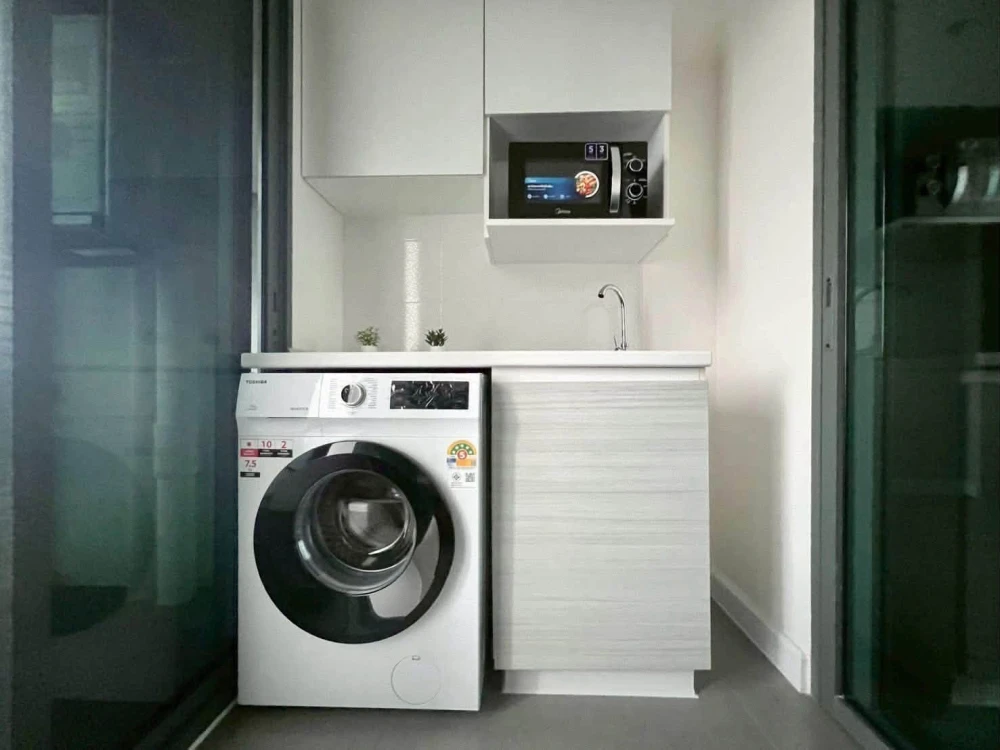 ขาย ให้เช่า Metro Sky Prachachuen 2 ห้องนอน ตกแต่งสไตล์มินิมอล เฟอร์ครบ จองเลย
