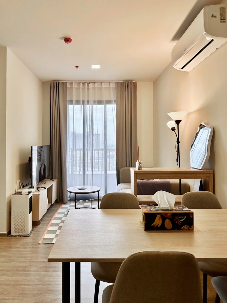 ขาย ให้เช่า NIA-by-Sansiri แบบ 2 ห้องนอน 2 ห้องน้ำ พร้อมเครื่องใช้ไฟฟ้าครบครัน รีบจองเลย