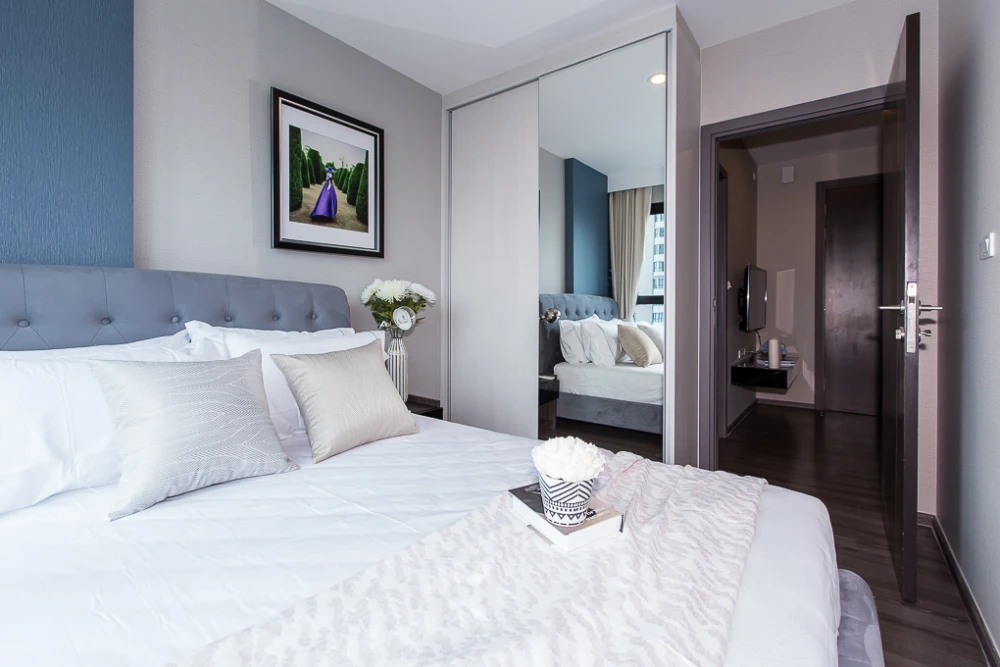 ขาย ให้เช่า The Base Park East ชั้น 12A วิวสระ ตกแต่งสวย ครบ พร้อมเครื่องใช้ไฟฟ้า ห้ามพลาด