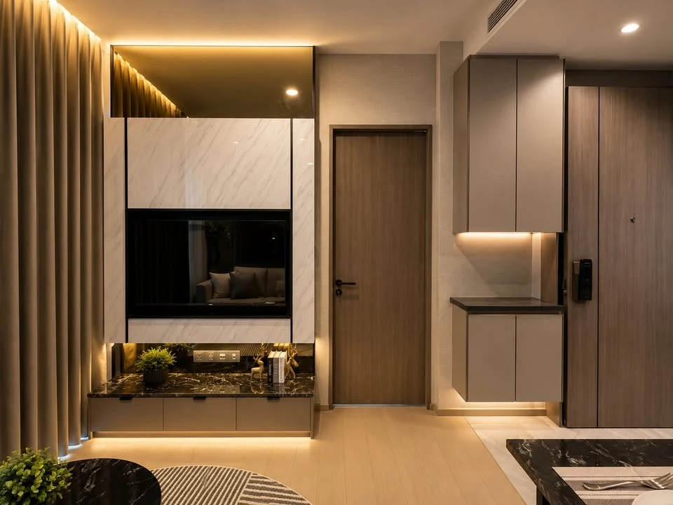 ขาย ให้เช่า The Extro พญาไท - รางน้ำ ห้องอยู่ชั้นสูงมากๆ ตกแต่งบิวท์อินสวยปังทั้งห้อง พลาดแล้วจะเสียใจ
