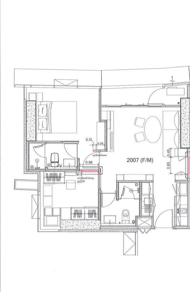 ขาย ให้เช่า The lumpini 24 อยู่ชั้น 20 สูงมากเวอร์ ตกแต่งด้วยเฟอร์บิวท์อิน พร้อม walk-in closet อย่างดี จองเลย