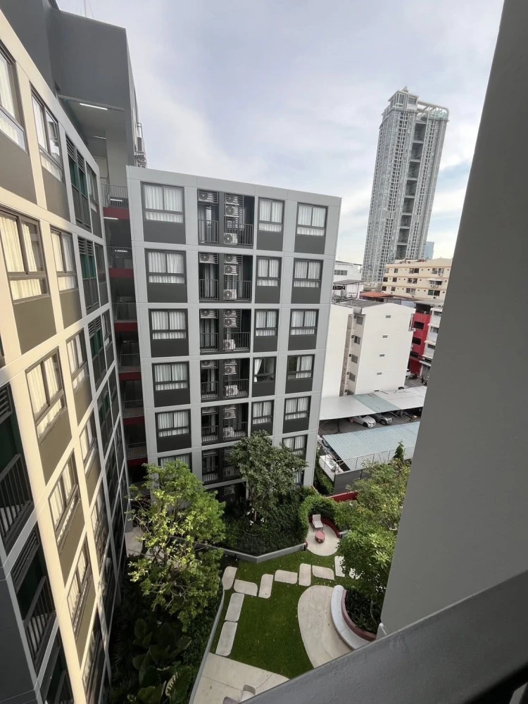 ขาย ให้เช่า The Muve Pradipat 1 ห้องนอน 1 ห้องน้ำ เฟอร์นิเจอร์ครบครัน วิวสวน จองเลย