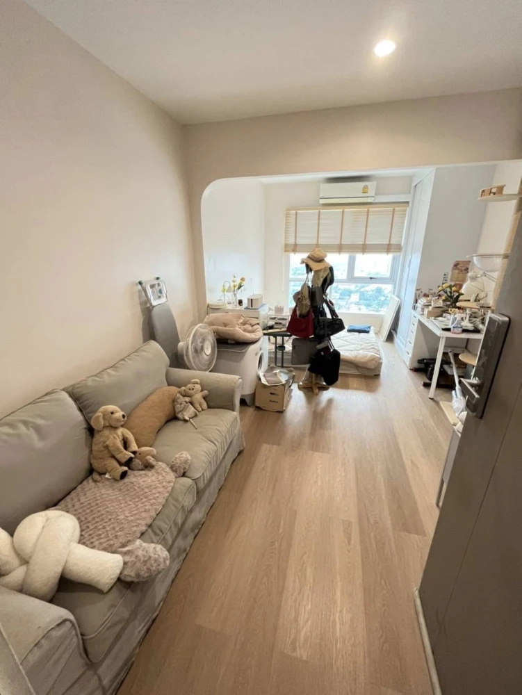 For sale or rent: The Stage Taopoon-Interchange, 36th floor, stunning Chao Phraya river view, minimalist style unit. Book now!