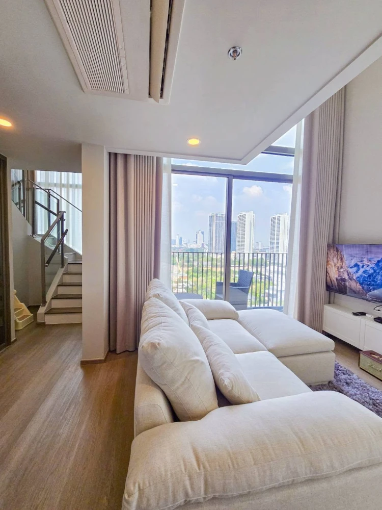 ขาย ให้เช่า Whizdom The Forestias ห้อง Loft 2 ชั้น พิเศษห้องมุม วิวเมือง เพดานสูง 5.8 เมตร ต้องจอง