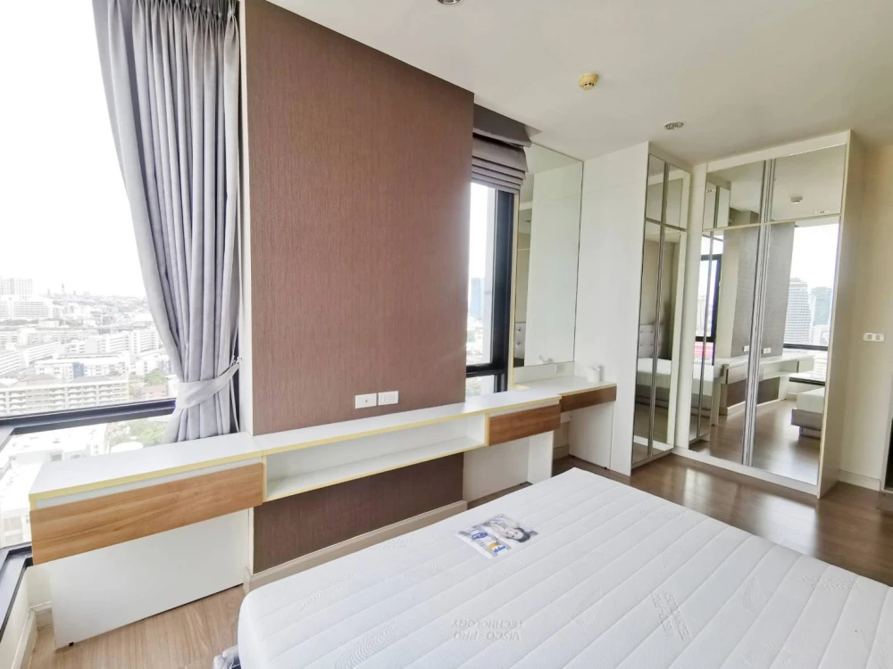ขาย / ให้เช่า The Capital ราชปรารภ-วิภา ห้องมุม ลมเย็น สบาย วิวเมืองสวยๆ เฟอร์ครบ