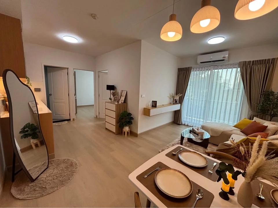 ขาย 624 Condolette รัชดา 36 ห้องกว้าง 2 ห้องนอน ห้องแต่งครบ สวยปัง พร้อมยกกระเป๋าเข้าอยู่ได้ทันที