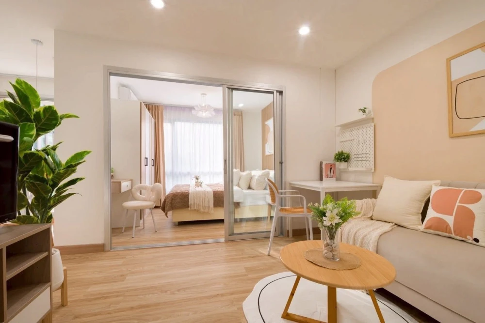 ขาย A Plus 2 Rattanathibet ห้องแต่งสวยสุดปัง มาพร้อมเฟอร์ครบครัน หิ้วกระเป๋าเข้าอยู่ได้เลยจ้า