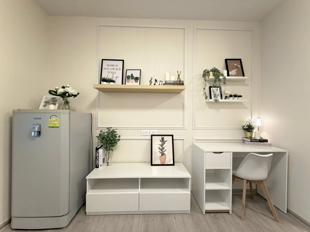 ขาย A space Asoke-Ratchada 1 ห้องนอน 1 ห้องน้ำ แต่งสวยคุมโทน เฟอร์ครบครัน จองเลย