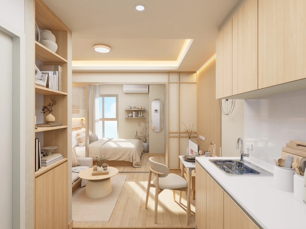 ขาย A space ME Bangna ตกแต่งสไตล์ญี่ปุ่น ทำให้คุณได้พักผ่อนเหมือนอยู่คารุอิซาวะ น่าอยู่ขนาดนี้ต้องจองแล้ว