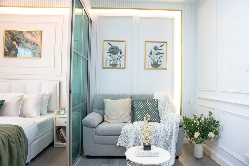 ขาย A Space ME Bangna วิวเมกาบางนา ทิศเหนือ ห้องแต่งสวยโทนสว่าง ปูพื้น SPC กันน้ำ ใช้สีเกรดพรีเมี่ยม จัดเลย
