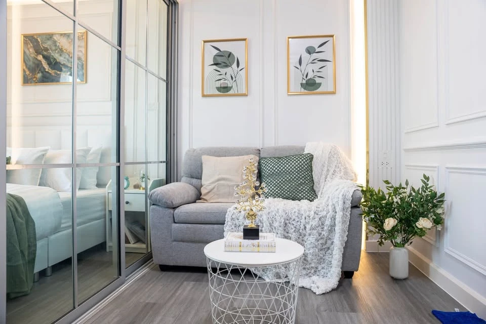 ขาย A Space ME Bangna วิวเมกาบางนา ทิศเหนือ ห้องแต่งสวยโทนสว่าง ปูพื้น SPC กันน้ำ ใช้สีเกรดพรีเมี่ยม จัดเลย