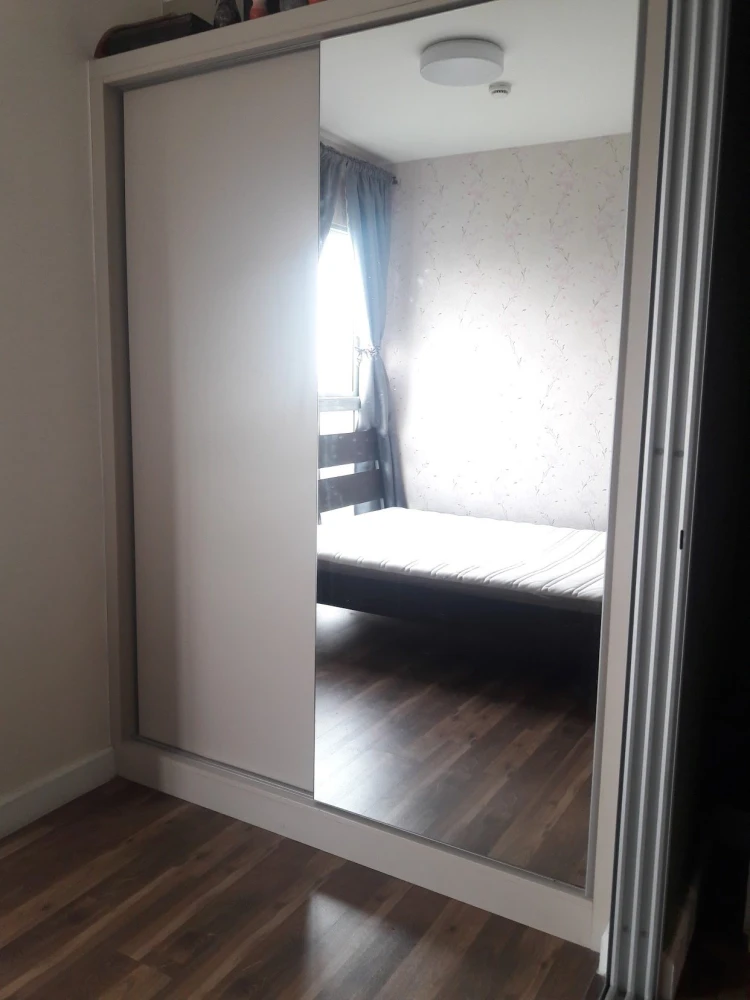 ขาย A Space Me Bangna ห้องน่าอยู่ เฟอร์พร้อม ลมดี สิ่งอำนวยความสะดวกครบครัน จองเลย