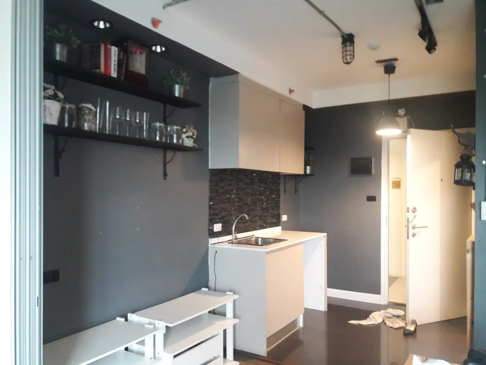 ขาย A Space Me Bangna ห้องน่าอยู่ เฟอร์พร้อม ลมดี สิ่งอำนวยความสะดวกครบครัน จองเลย