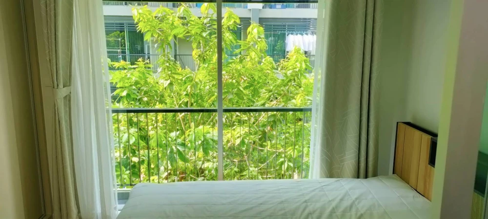 ขาย a Space ME Sukhumvit 77 ชั้น 3 วิวสระ ห้องกั้นแต่งครบ พร้อมอยู่ จองเลย