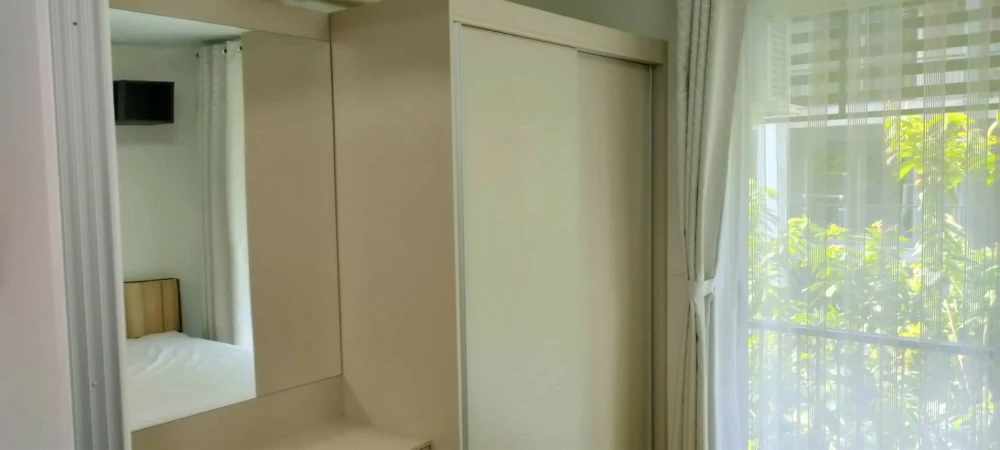 ขาย a Space ME Sukhumvit 77 ชั้น 3 วิวสระ ห้องกั้นแต่งครบ พร้อมอยู่ จองเลย