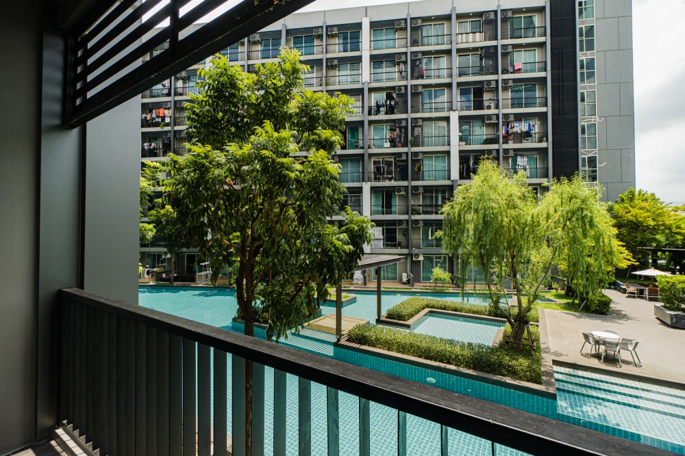 ขาย A space me sukhumvit 77 ตำแหน่งวิวกลางสระที่สวยที่สุดในโครงการ !!! ภาพจากห้องจริงทุกรูป !!!! จองเลย