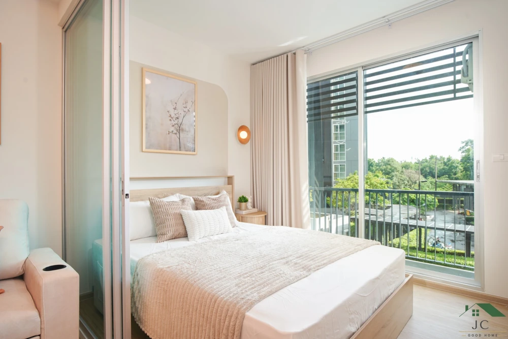 ขาย A Space Me Sukhumvit 77  ห้องน่าอยู่ เฟอร์พร้อม หิ้วกระเป๋าใบเดียวเข้าอยู่ได้เลย