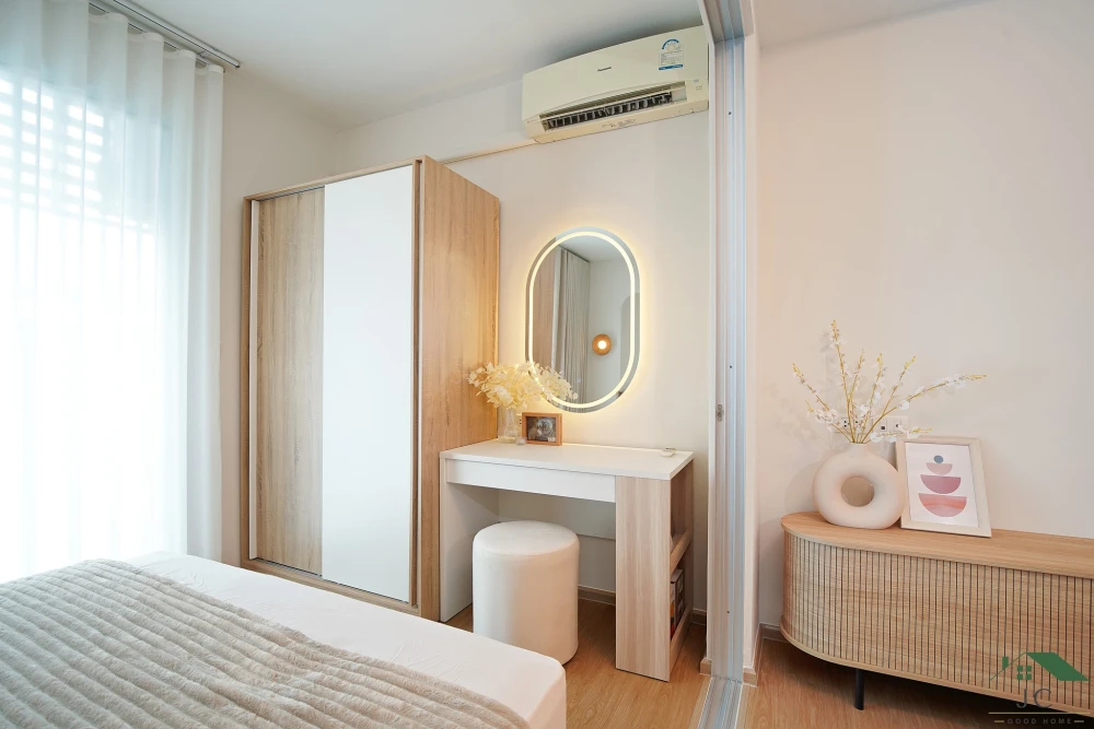 ขาย A Space Me Sukhumvit 77  ห้องน่าอยู่ เฟอร์พร้อม หิ้วกระเป๋าใบเดียวเข้าอยู่ได้เลย