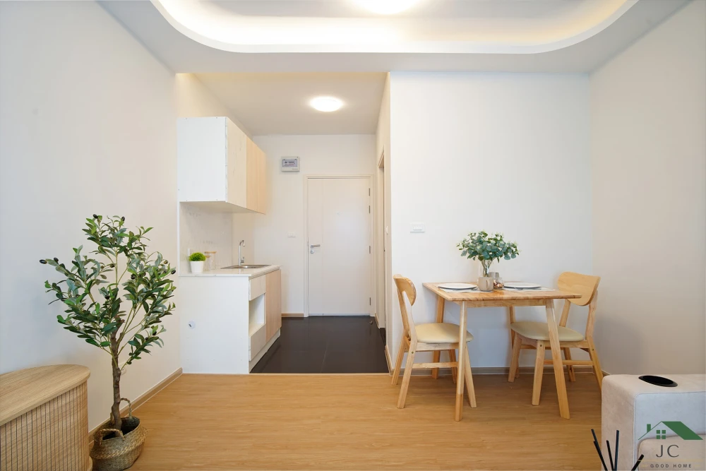 ขาย A Space Me Sukhumvit 77  ห้องน่าอยู่ เฟอร์พร้อม หิ้วกระเป๋าใบเดียวเข้าอยู่ได้เลย