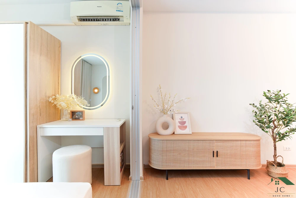 ขาย A Space Me Sukhumvit 77  ห้องน่าอยู่ เฟอร์พร้อม หิ้วกระเป๋าใบเดียวเข้าอยู่ได้เลย