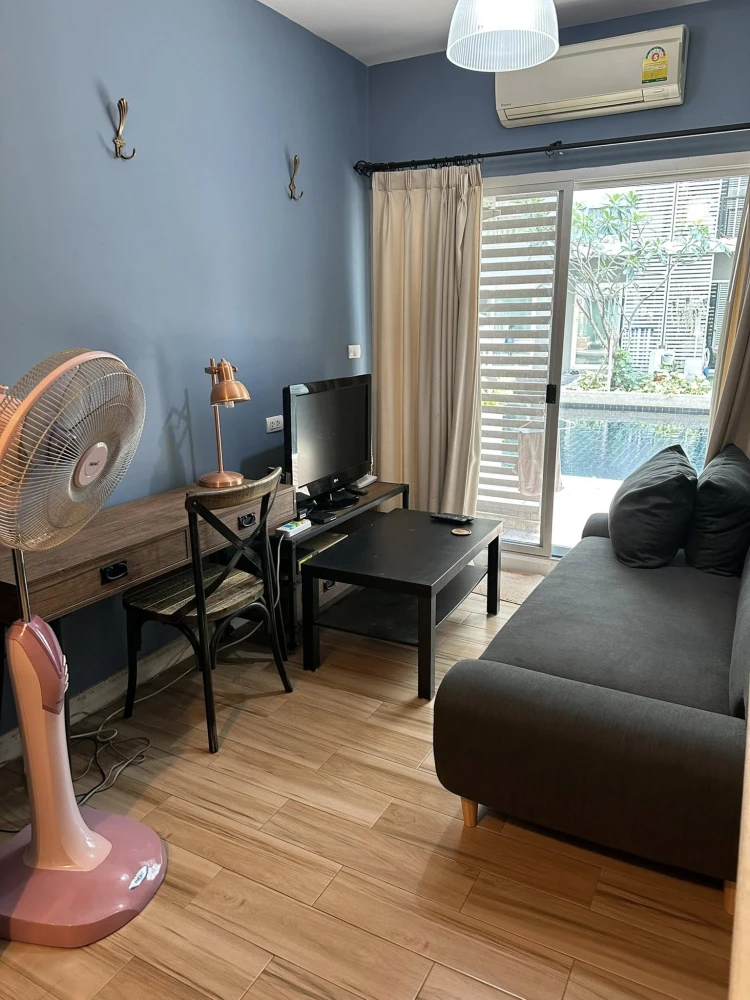 ขาย A Space Play Ratchada-Sutthisarn 1 ห้องนอน 1 ห้องน้ำ พื้นที่ใช้สอยเยอะ เฟอร์นิเจอร์ครบครัน จองเลย