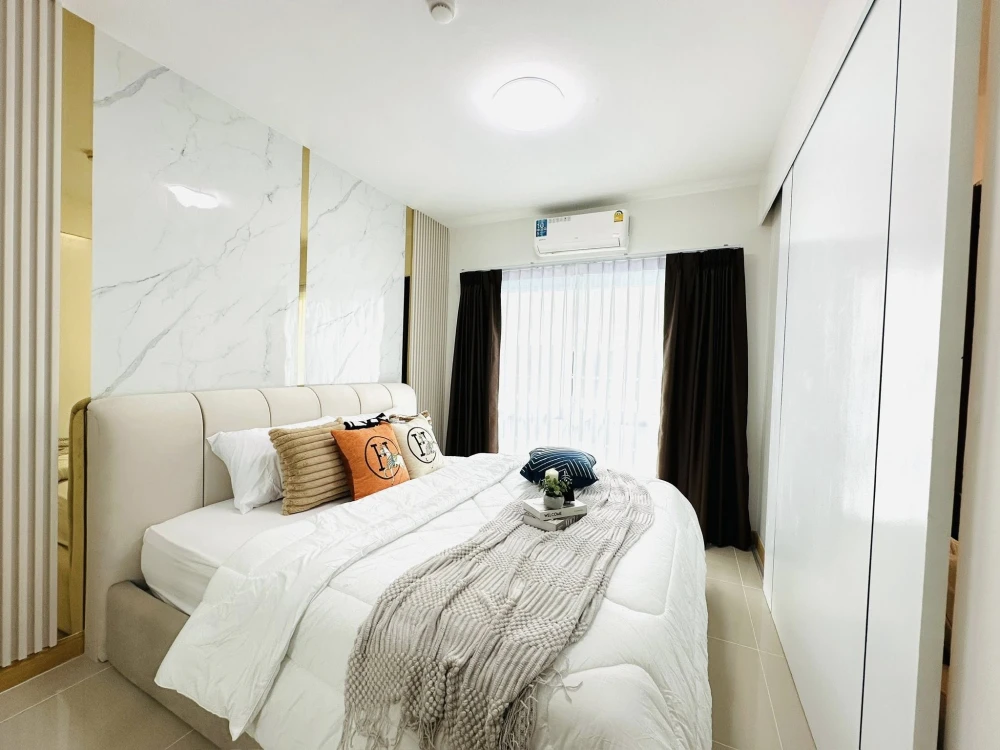 ขาย A Space Sukhumvit 77 ห้องพร้อมอยู่ เฟอร์พร้อม กว้างขวางอยู่สบาย จองเลย