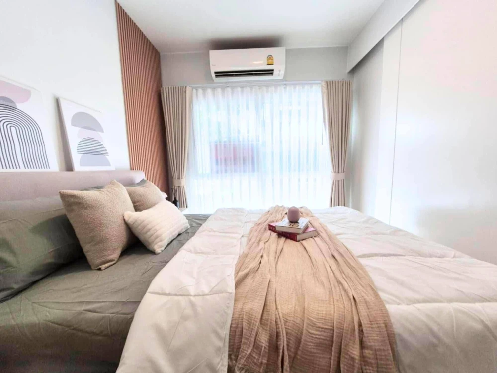 ขาย A Space Sukhumvit 77 ห้องแต่งสวยสไตล์มินิมอล เฟอร์ครบครัน จองเลย