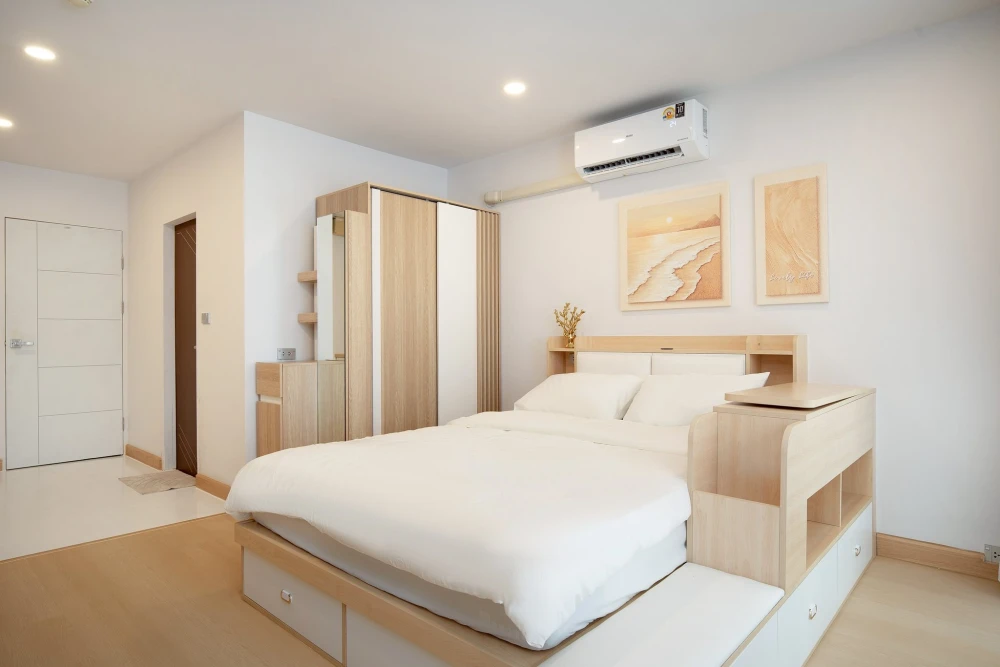 ขาย Airlink Residence ร่มเกล้า เฟอร์นิเจอร์ตกแต่งสไตล์มูจิ ใช้ชีวิตง่าย… เดินทางสะดวกทุกเส้นทาง ห้ามพลาด