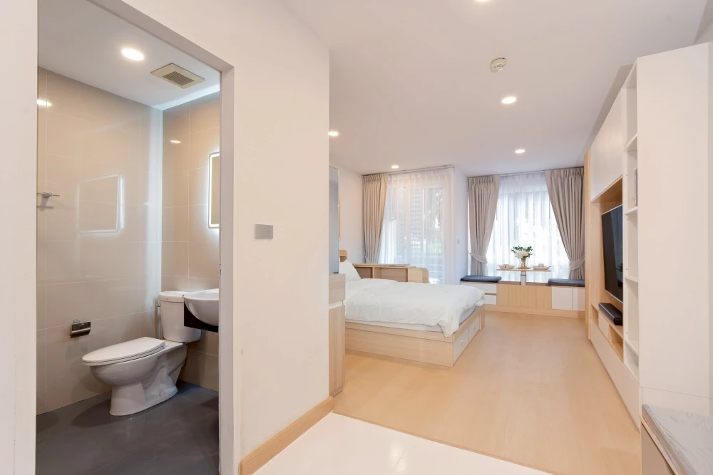 ขาย Airlink Residence ร่มเกล้า เฟอร์นิเจอร์ตกแต่งสไตล์มูจิ ใช้ชีวิตง่าย… เดินทางสะดวกทุกเส้นทาง ห้ามพลาด