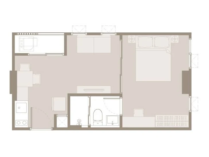 ขาย Aspire Itsaraphap Station ห้องกว้างน่าอยู่ ชั้นไม่สูง จองเลย