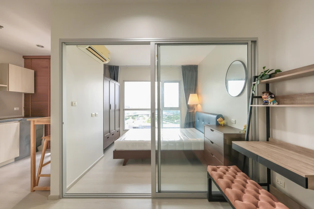 ขาย Aspire Sathorn-Taksin (Timber Zone) ห้องชั้นสูง เฟอร์พร้อม หิ้วกระเป๋ามาได้เลย+++ images