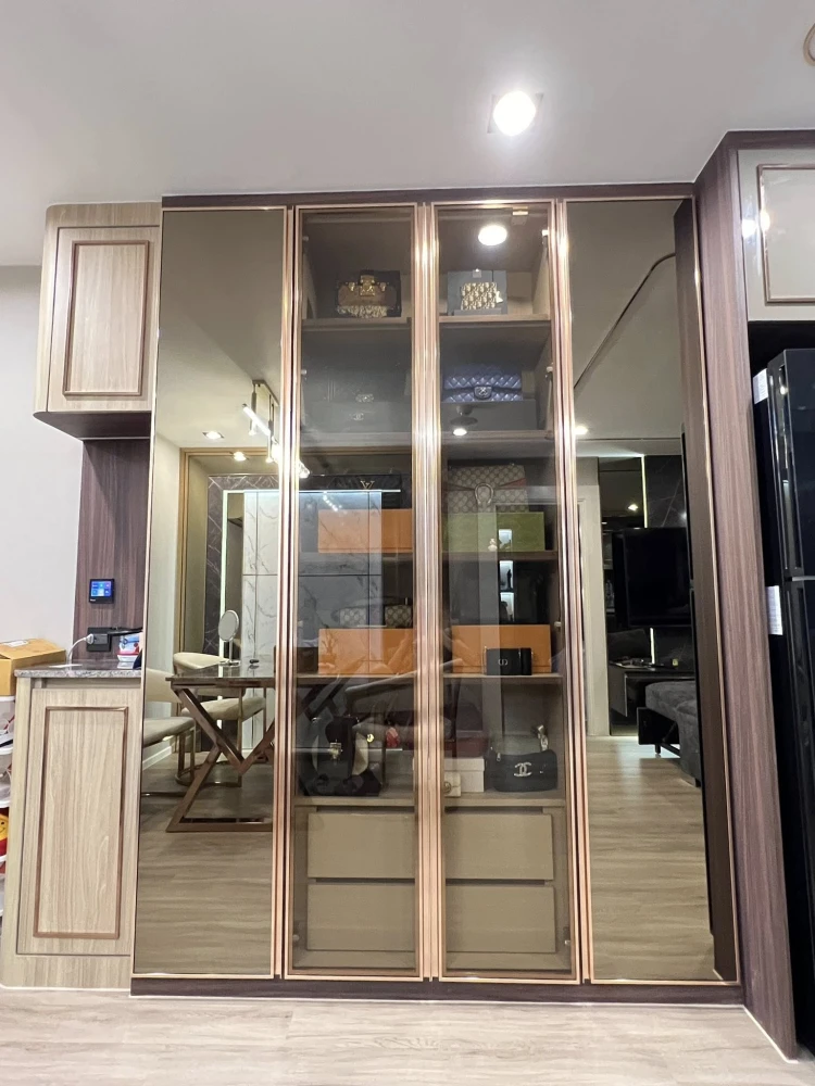 ขาย Atmoz Ladprao 71 ห้องกว้างพื้นที่ใช้สอยเยอะ บิ้วอินผนังและเฟอร์นิเจอร์อย่างดี รีบจองเลยตอนนี้