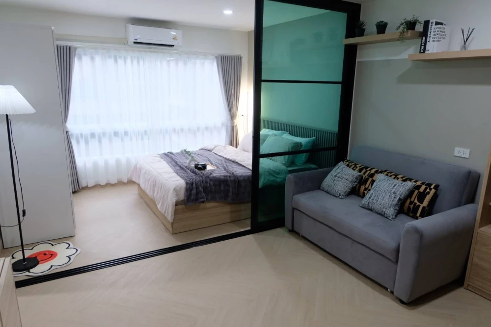 ขาย Beston Condo 2 1 ห้องนอน 1 ห้องน้ำ เฟอร์นิเจอร์ครบครัน ตกแต่งคุมโทน จองเลยตอนนี้จ้า