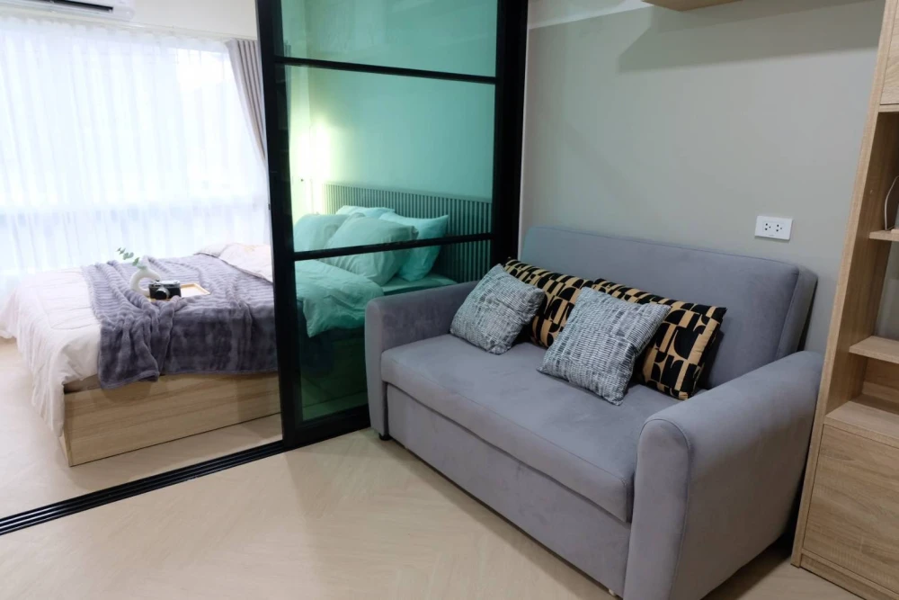 ขาย Beston Condo 2 1 ห้องนอน 1 ห้องน้ำ เฟอร์นิเจอร์ครบครัน ตกแต่งคุมโทน จองเลยตอนนี้จ้า