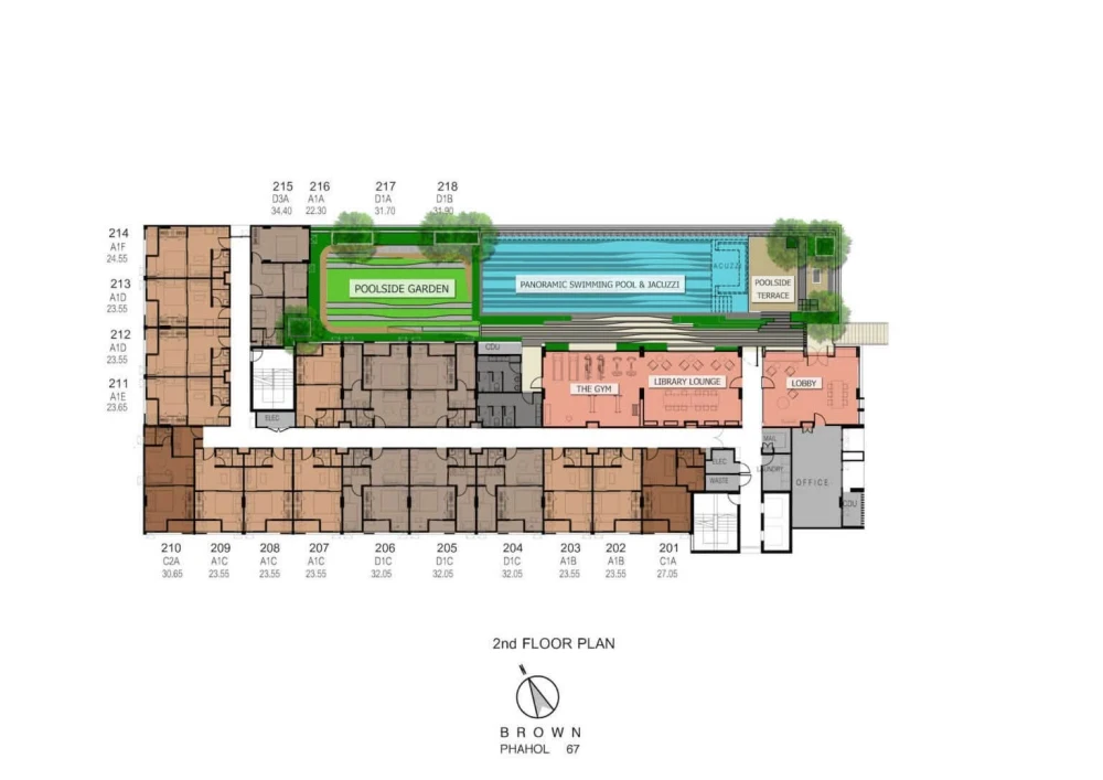 ขาย Brown Condo พหลฯ-สะพานใหม่ ห้องมุมเงียบสงบเป็นส่สวนตัวมาก แยกห้องเป็นสัดส่วนอย่างดี ห้ามพลาด