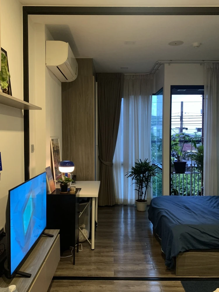 ขาย Brown Condo Ratchada 32 ชั้น 2 ห้องแต่งครบ น่าอยู่ สนใจจองเลย