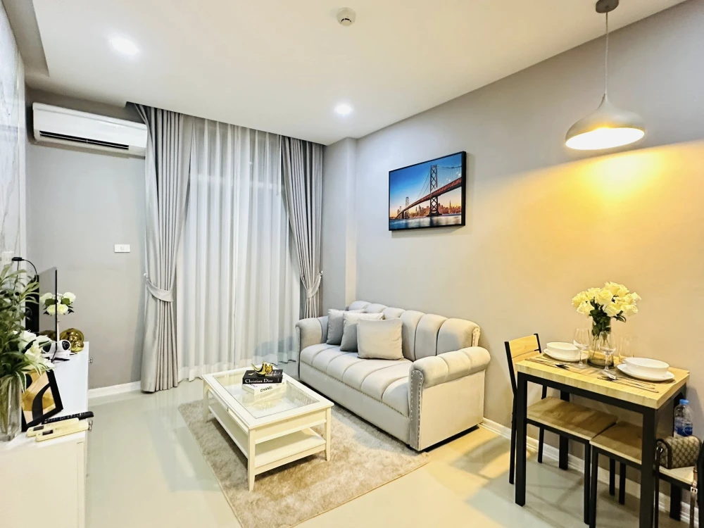 ขาย CC Condominium 1 ห้องน่าอยู่ ตกแต่งคุมโทน บิ้วอินผนังสุดเลิศ ดีแบบนี้ห้ามพลาด