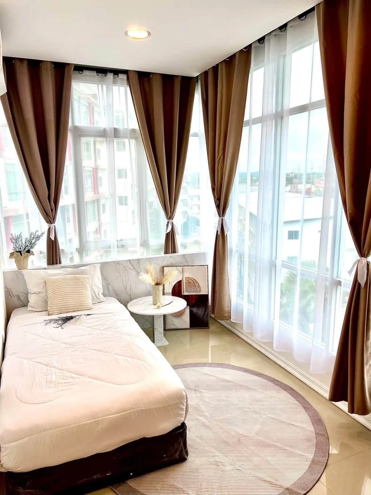 ขาย CC Condominium 1 ห้องมุม ชั้น 5 ตกแต่งสวยน่าอยู่มากๆ เฟอร์นิเจอร์ครบ พร้อมเข้าอยู่ทันที
