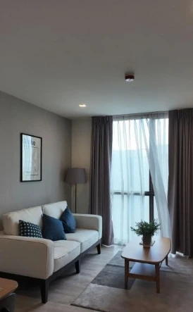 ขาย Chambers Cher Ratchada-Ramintra ชั้น 7 Full-Furnished Style Minimalist-Modern พร้อมอยู่ จองเลย